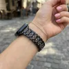 Apple Watch DIamond fém szíj / fekete / 42/44/45/49