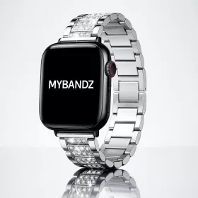 Apple Watch DIamond  fém szíj / ezüst / 42/44/45/49