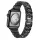 Apple Watch DIamond vékony fém szíj / fekete/ 42/44/45/49