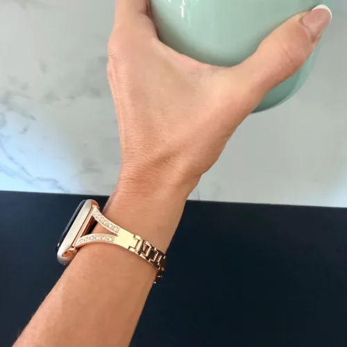 Apple Watch RoyalGrace fém szíj / rosegold/ 42/44/45/49