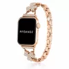 Apple Watch FloralShine fém szíj / rosegold/ 42/44/45/49