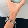 Apple Watch PawCharm fém szíj / ezüst/ 42/44/45/49