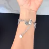 Apple Watch PawCharm fém szíj / ezüst/ 42/44/45/49