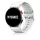 MYBANDZ Waves szilikon óraszíj-fehér/Samsung Galaxy Watch 4-5-6-7