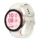MYBANDZ Waves szilikon óraszíj-fehér/Samsung Galaxy Watch 4-5-6-7