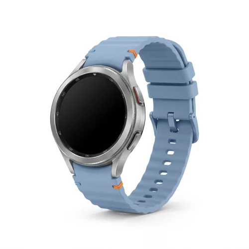 MYBANDZ Waves szilikon óraszíj-babakék/Samsung Galaxy Watch 4-5-6-7