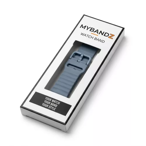 MYBANDZ Waves szilikon óraszíj-szürkéskék/Samsung Galaxy Watch 4-5-6-7
