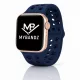 Apple Watch Paw szilikon óraszíj/mélykék/40/41 és 42mm
