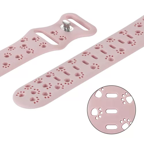 Apple Watch Paw szilikon óraszíj/mélykék/40/41 és 42mm