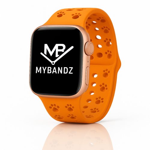 Apple Watch Paw szilikon óraszíj/narancs/38/40/41mm