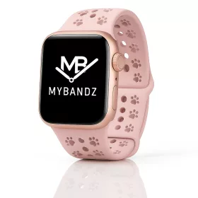 Apple Watch Paw szilikon óraszíj/púder/38/40/41mm
