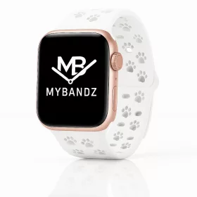 Apple Watch Paw szilikon óraszíj/fehér/40/41 és 42mm