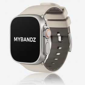   Apple Watch Adventure szilikon óraszíj-bézs-szürke 40/41/42 mm