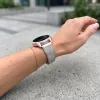 MYBANDZ Köves karpánt szíj- ezüst 20 mm