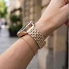 MYBANDZ Diamond fém óraszíj- rosegold 22 mm