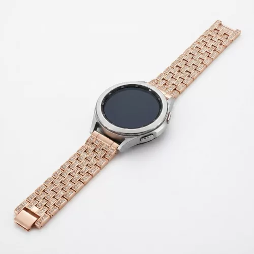 MYBANDZ Diamond fém óraszíj- rosegold 22 mm