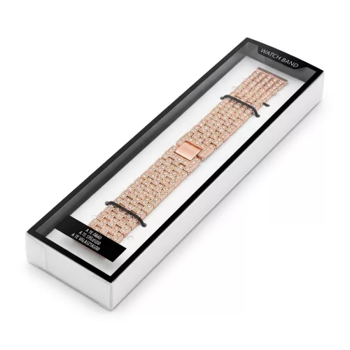 MYBANDZ Diamond fém óraszíj- rosegold 22 mm