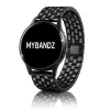 MYBANDZ Diamond fém óraszíj- fekete 22 mm