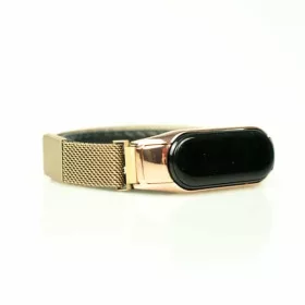   MYBANDZ Mi Band 3/4 - Milánói fém óraszíj mágneses csattal - rosegold