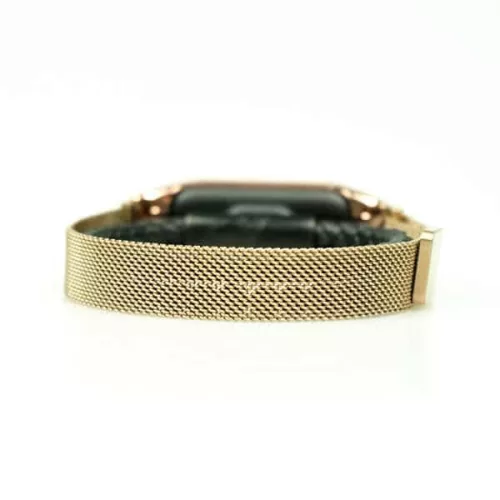 MYBANDZ Mi Band 3/4 - Milánói fém óraszíj mágneses csattal - rosegold