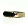 MYBANDZ Mi Band 3/4 - Milánói fém óraszíj mágneses csattal - rosegold