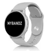 MYBANDZ Szilikon óraszíj gömb csattal /szürke/ / 22mm