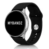 MYBANDZ Szilikon óraszíj gömb csattal /fekete/ 22mm