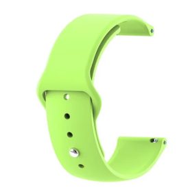MYBANDZ Szilikon óraszíj gömb csattal /lime/ 20mm