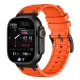 Apple Watch Cyber szilikon óraszíj-narancs 44/45/46 és 49 mm