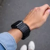 Apple Watch Cyber szilikon óraszíj-fekete 44/45/46 és 49 mm