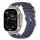 Apple Watch Cyber szilikon óraszíj-kék 44/45/46 és 49 mm
