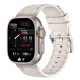 Apple Watch Cyber szilikon óraszíj-bézs 44/45/46 és 49 mm