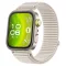 Mybandz Tépőzáras puha szövet óraszíj/bézs-Huawei Watch Fit 3/4/5