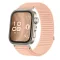 Mybandz Tépőzáras puha szövet óraszíj/púder-Huawei Watch Fit 3/4/5