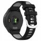 MYBANDZ Run szilikon óraszíj - fekete-szürke (Garmin 22mm órákhoz QR)