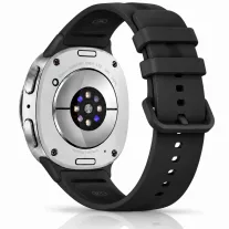 MYBANDZ Flow szilikon óraszíj /fekete/ Samsung Galaxy Watch 8-9