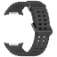 MYBANDZ Dune szilikon óraszíj-fekete/Samsung Galaxy Watch 8-9