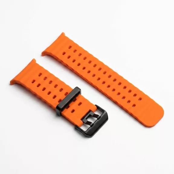 MYBANDZ Dune szilikon óraszíj-narancs/Samsung Galaxy Watch 8-9