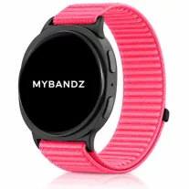 MYBANDZ Tépőzáras szövet óraszíj  /pink/ Samsung Galaxy Watch 8-9