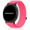 MYBANDZ Tépőzáras szövet óraszíj  /pink/ Samsung Galaxy Watch 8-9