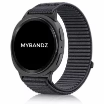 MYBANDZ Tépőzáras szövet óraszíj  /sötétszürke/ Samsung Galaxy Watch 8-9