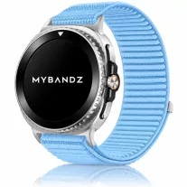 MYBANDZ Tépőzáras szövet óraszíj  /babakék/ Samsung Galaxy Watch 8-9