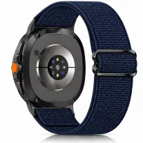 MYBANDZ állítható rugalmas szövet óraszíj /sötétkék/ Samsung Galaxy Watch 8-9