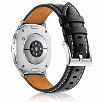 MYBANDZ Verona bőróraszíj /fekete/ Samsung Galaxy Watch 8-9
