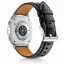 MYBANDZ Verona bőróraszíj /fekete/ Samsung Galaxy Watch 8-9