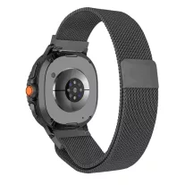   Mybandz Milánói mágneses fém óraszíj-fekete/Samsung Galaxy Watch 8-9