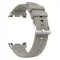 MYBANDZ Kívül puha bőr belül szilikon óraszíj/szürke/Samsung Galaxy Watch 8-9