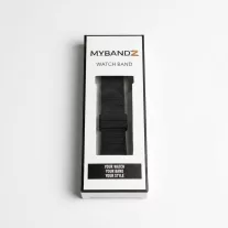   MYBANDZ Mágneses szilikon óraszíj-fekete/Samsung Galaxy Watch 8-9