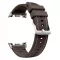 MYBANDZ Kívül puha bőr belül szilikon óraszíj/kávébarna/Samsung Galaxy Watch 8-9