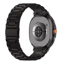   Mybandz Klasszikus fém óraszíj-fekete/Samsung Galaxy Watch 8-9